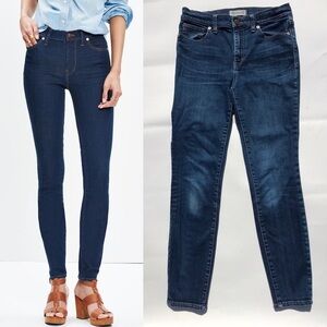 Madewell 9" High-Rise Skinny Jeans Blue 28 $128